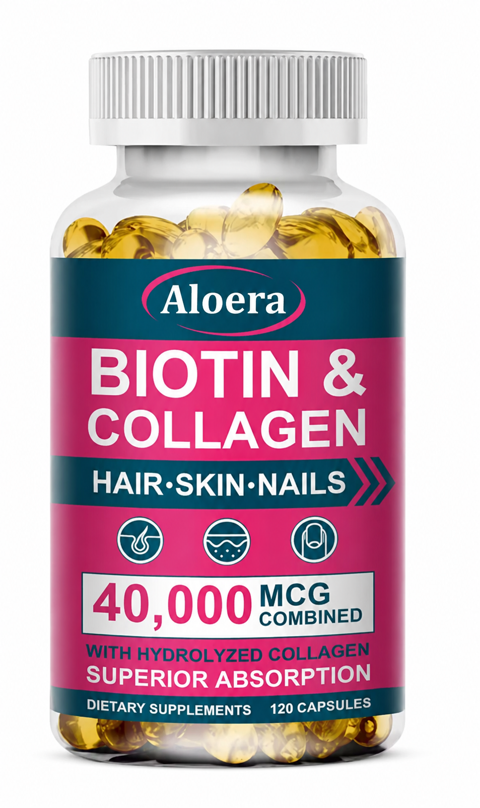 Aloera - Biotin & Kollagen Kapslar