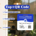 Personlig Akryl QR-Skylt Med NFC För Sociala Medier