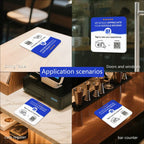 Personlig Akryl QR-Skylt Med NFC För Sociala Medier